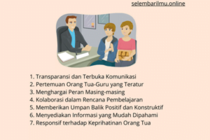 Kerjasama Guru dan Orang Tua