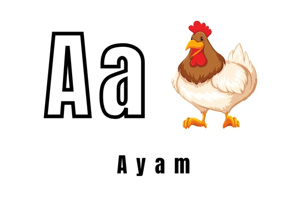 Huruf A sampai Z : Kartu Media Pembelajaran